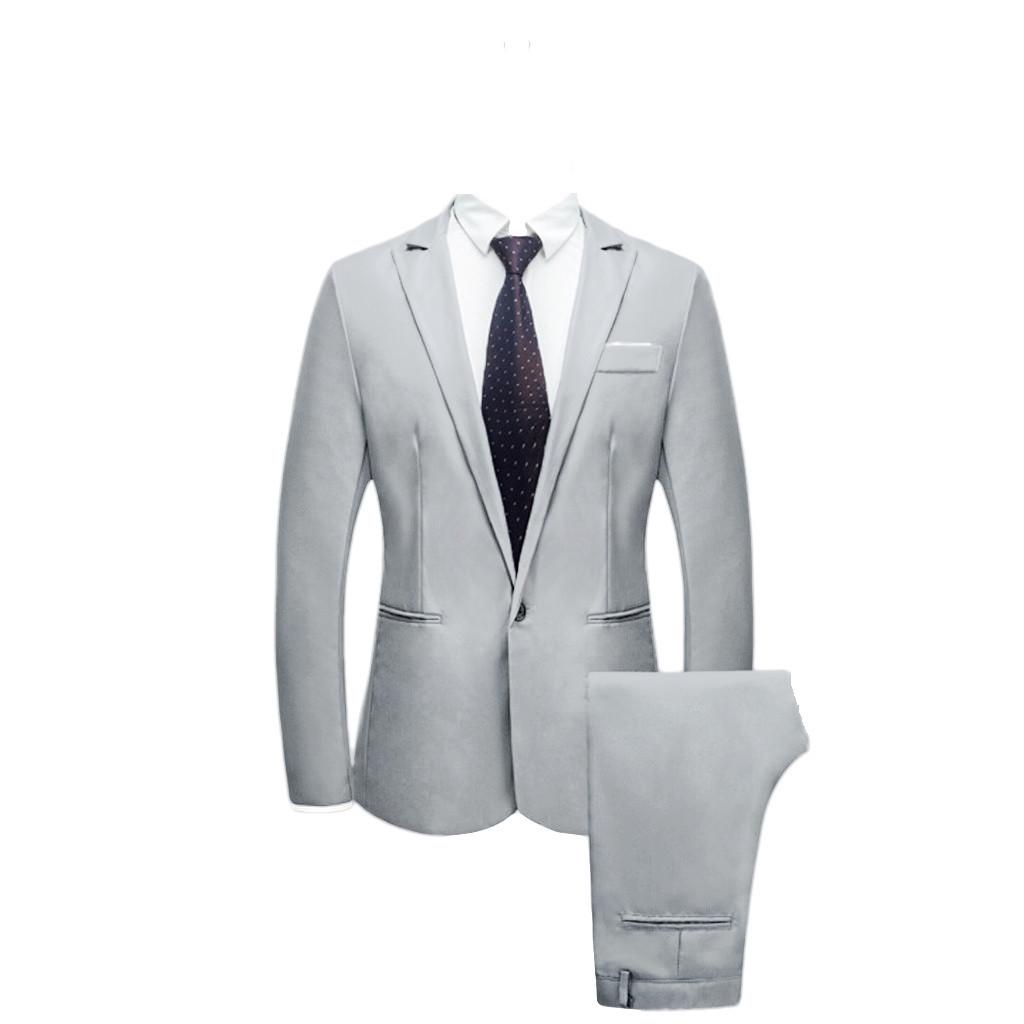 Abito da uomo slim button abito puro colore host show giacca cappotto e  pantaloni acquista in modo economico — spedizione gratuita, recensioni  reali con foto — Joom