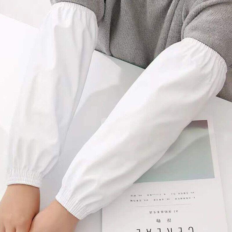 

Водонепроникні Олієстійкі Нарукавники Рукави Покриття Багаторазові Захисні Рукавички білий