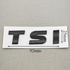 3D ABS Car Logo TSI Emblem for VW Car Rear Trunk Badge Chrome Black Self-Adhesive Letters Sticker Accessories