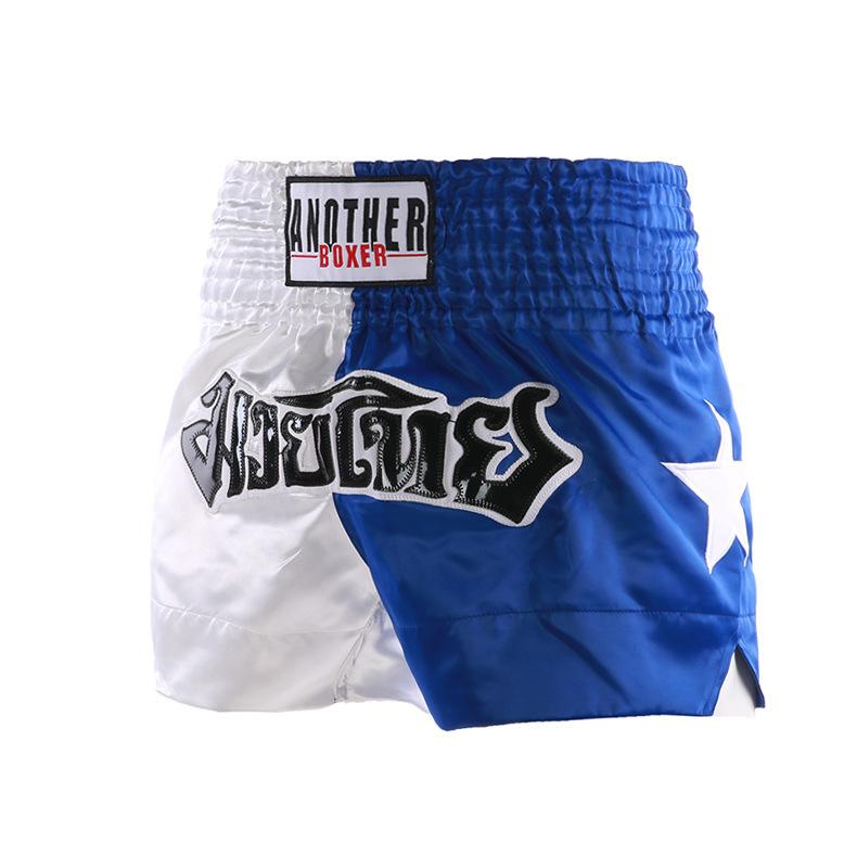 

Boxer Shorts Free Fighting Sanda and Kickboxing Trunks Muay Thai Shorts for Men and Women MMA Clothing XS（old）