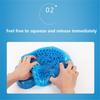 1X Elastic Seater Cushion Pad Silicone Honeycomb Design Pressure Point Massager