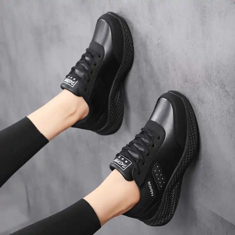 Demi-season Synthetic Leather Home Boots Women Sneakers Boots Women's Shoes Ankle Boots Sports Clearance Beskets Pretty