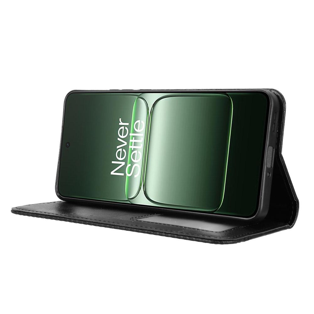 For OnePlus Ace 5 Racing 5G Leather Case Wallet Stand Retro Texture Phone Cover