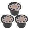50ML Coffee Capsule Pods Cup with Spoon Brush Reusable Filter Stainless Steel Replacement for Nespresso