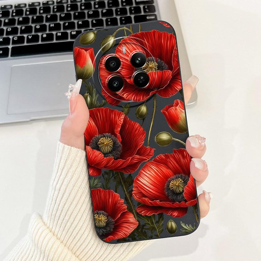 For Realme 12 Pro Plus Case RMX3840 RMX3841 Cover Luxury Marble Soft Silicone Shockproof Funda For Realme 12 12+ 12Pro 12X Coque