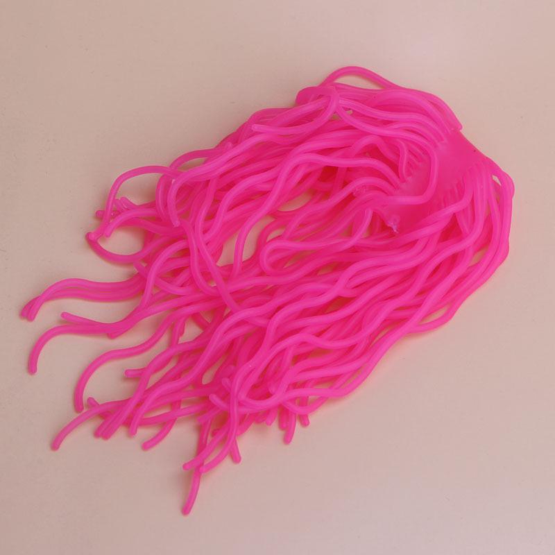 Luminous Italian Noodle Stress Relief Toy - Elastic Rubber Fidget Pull Rope