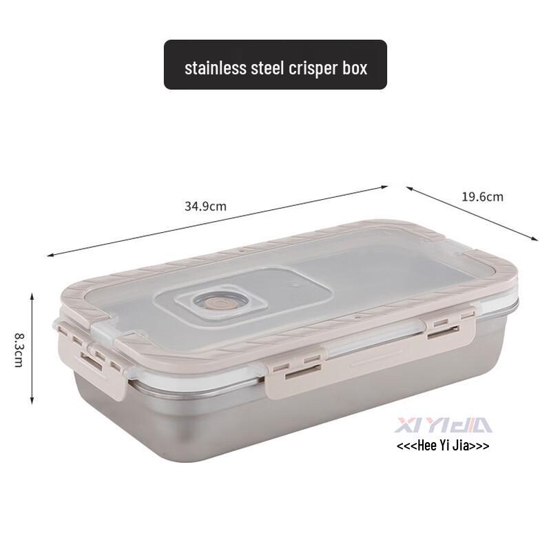 ZISIZ 316L Stainless Steel Lunch Box with Handle