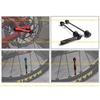 A1A2 Quick Release Skewers Set Anti-theft Aluminum Alloy Bike Wheel  for Mtb Mountain Bike Road Bike