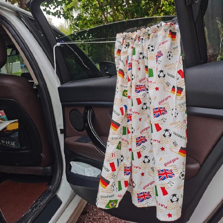 Baby SUV Car Curtain Window Sunshade Protector Visor with Suction Cup Drawstring