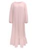 2024 Women's Retro Puff Sleeve Ruffle Dress with Pockets - Spring/Autumn Collection