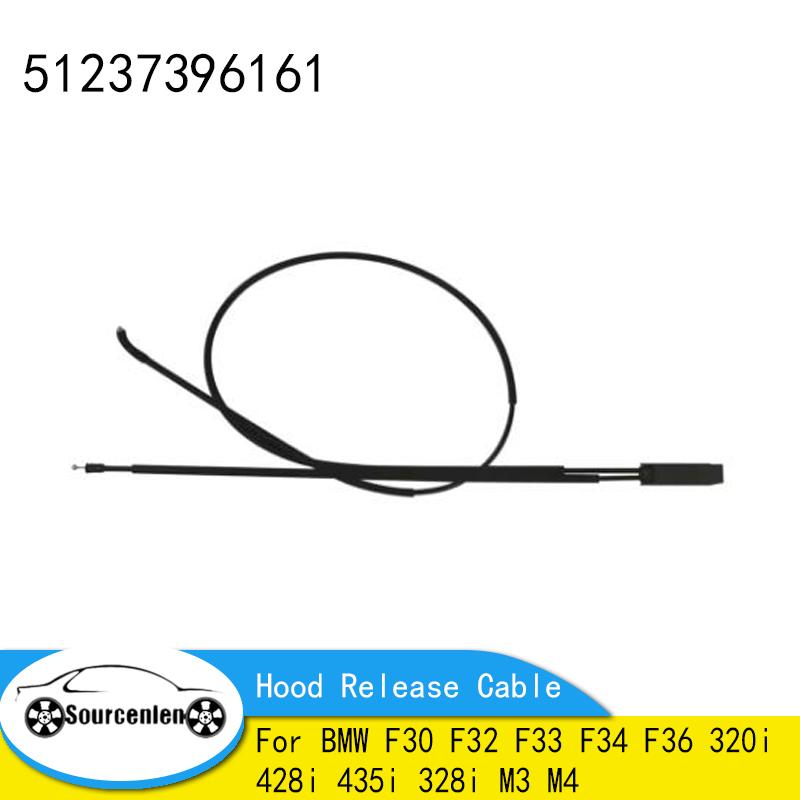 51237396161 Трос открытия капота для BMW F30 F32 F33 F34 F36 320i 428i 435i 328i M3 M4