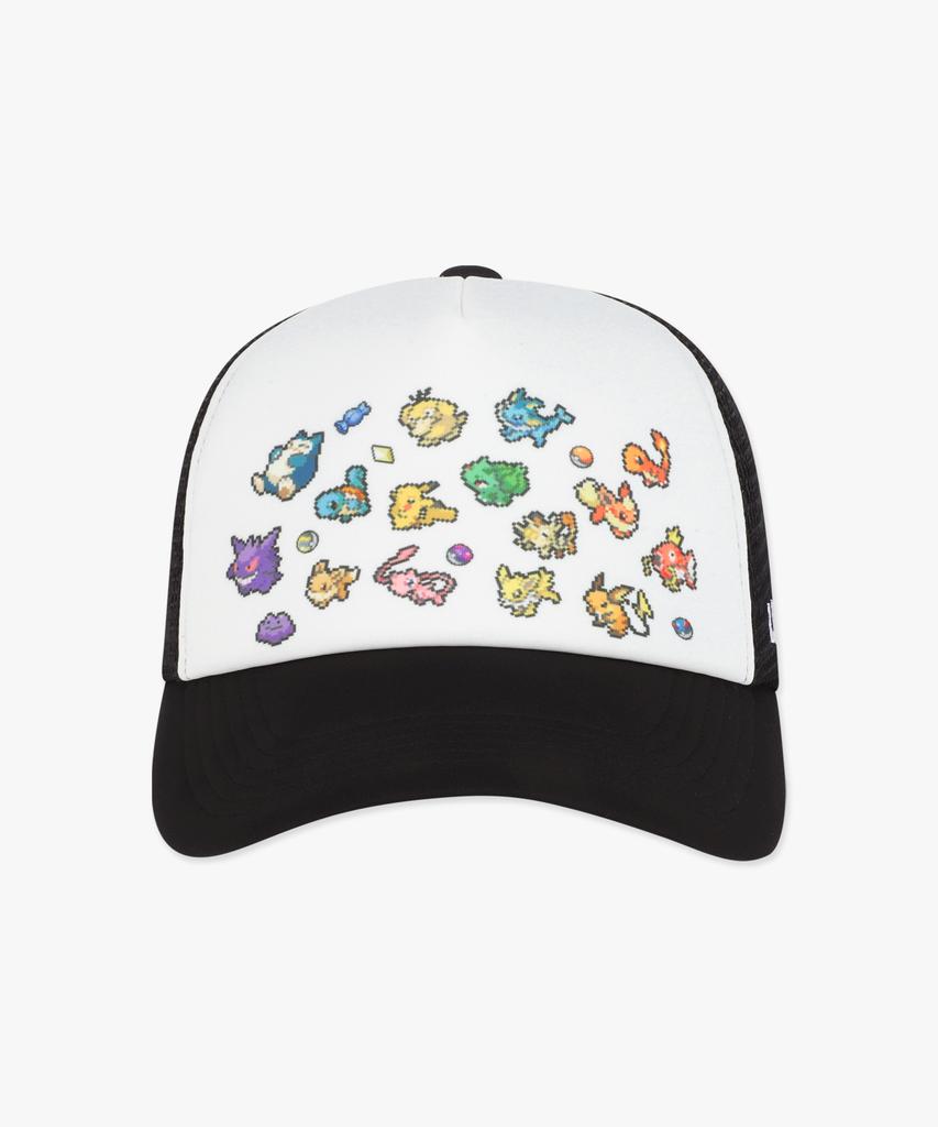 LMC Pokémon Pixel Art Multi Trucker Cap Black