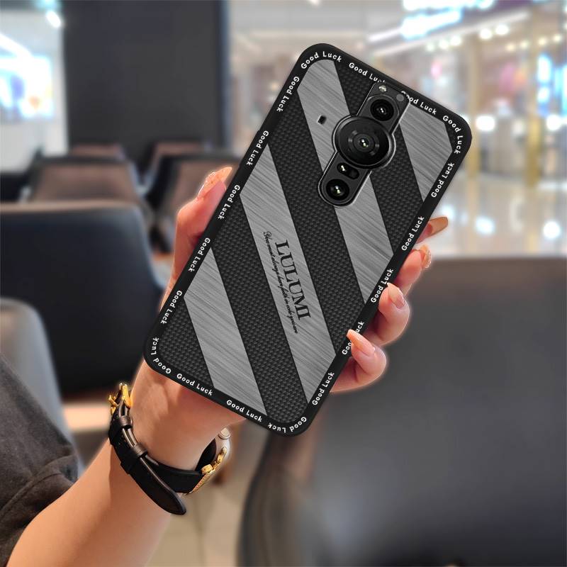 Soft Case Silicone Phone Case For Sony Xperia Pro-I Anti-knock Anti-dust Shockproof Full Wrap Cartoon Fashion Design TPU