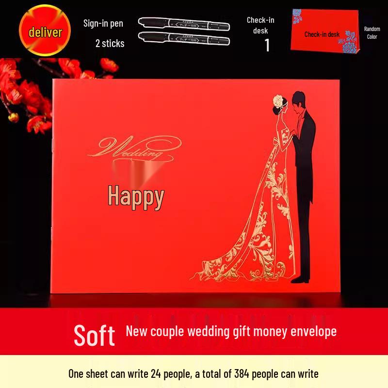 Wedding Gift Ledger & Guest Sign-In Book: Happy Event Gift Tracker