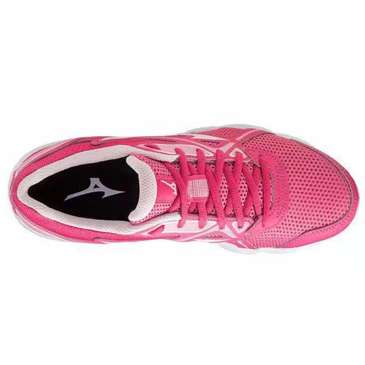Mizuno Spark 5 Lace-Up Fabric Non-Slip Wear-Resistant Breathable Low-Top Rubber Sole EVA Running Shoes Women Sneaker Red K1GA200463