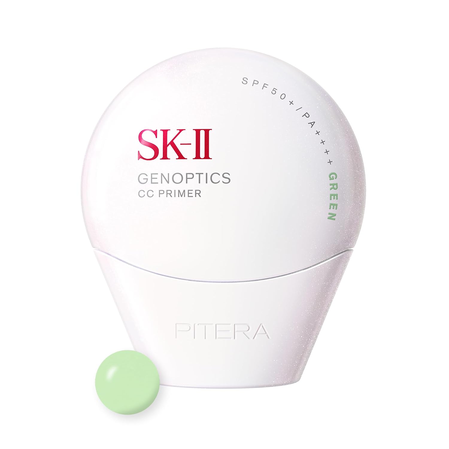 SK-II Official Store Color Genoptics CC Primer 30g Mint Green Cream Makeup Base SPF50+ PA++++ Sunscreen Stains Whitening Niacinamide Pitera Included