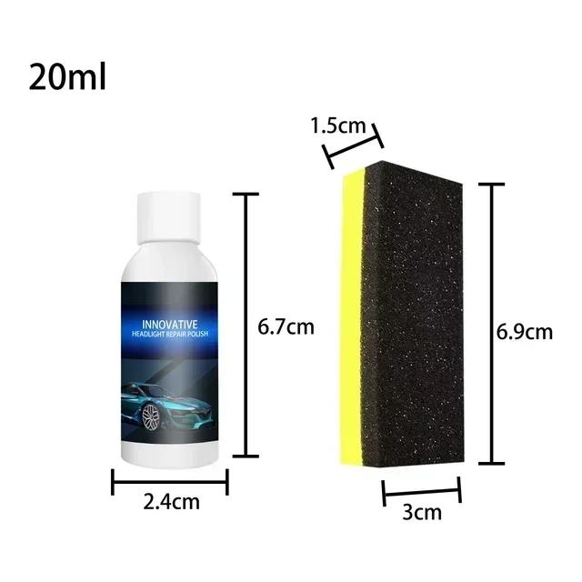 Car Headlight Refurbished Repair Refurbishment Liquid Car Light Repair Agent Headlight Renewal Polish Restore Fluid 20/30/50ml