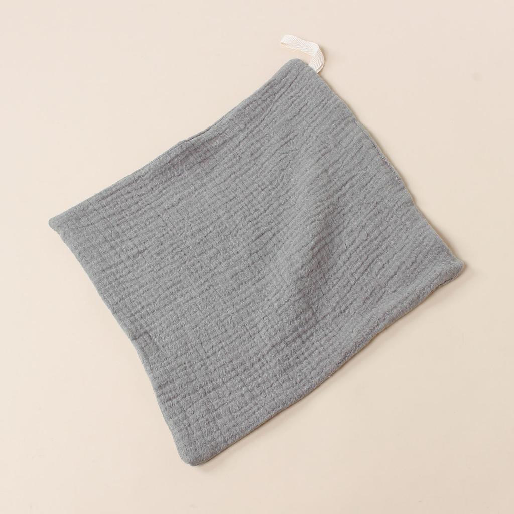 Baby Soft Cotton Muslin Handkerchief with Lanyard