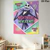 Jack Skellington'S Spooky Adventure Tapestry Background Cloth Wallmounted Wall Decoration Soft Background Wall Hanging Cloth