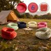 With Backrest U-Shaped Flocking Sofa With Armrests Inflatable Bean Bag Chair  Leisure Bean Bag