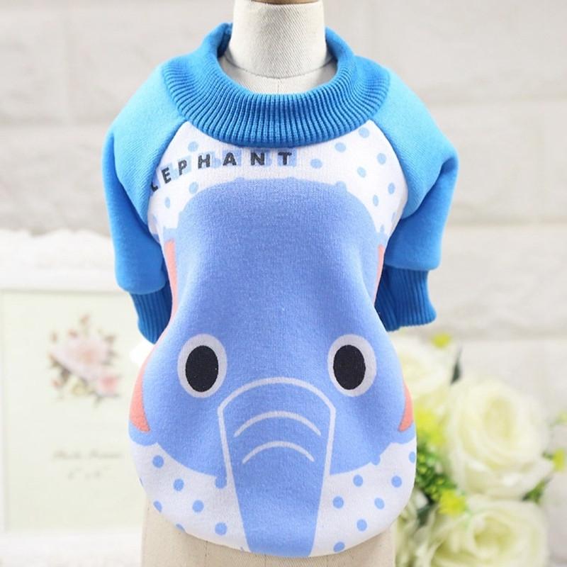 Buy Miniature Dog Clothes Pet Teddy Dog Sweater Round Neck Casual