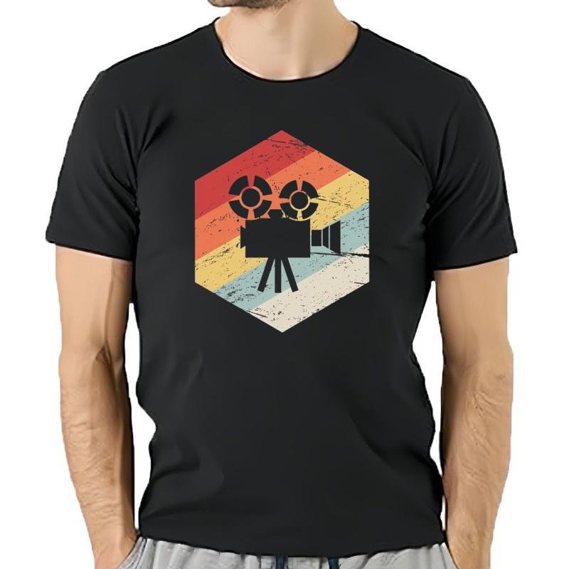 Camisetas de algodón para hombre  ropa de calle con gráfico de verano  de manga corta  Vintage