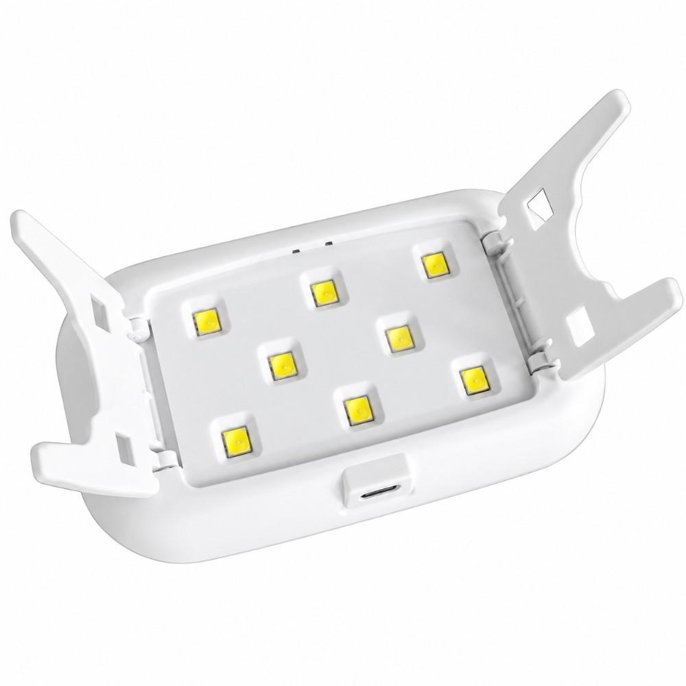 USB Powered Resin Curing Light 8 LED Beads Nail Lamp Dryer  For Gel X Nails Polish