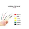 SEAMETAL Carbon Fiber Car Rear Spoiler Flow Lamp Universal 120cm Led Spoiler Light The Third Brake Light Stop Signal Lights 12V
