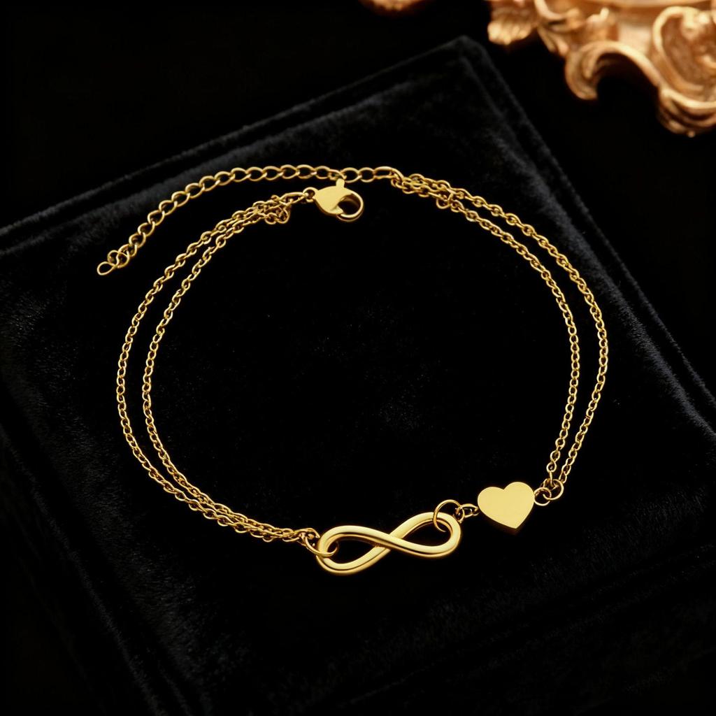 Versatile Infinite Love Adjustable Multi-layer Lucky Heart Bracelet