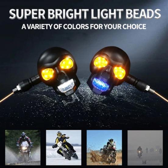 2/4Pcs Clear Turn Signal Light Long-Lasting Performance Easy Installation Universal Fit Replacement Turn Signal Unit