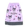 Sanrio Wrap Pool Changing Towel with Snap Name Product 946672 Kids' Towel, 70cm, Kuromi, Girl, Purple, 100% Cotton, Accessory, Buttons, Tag, Number