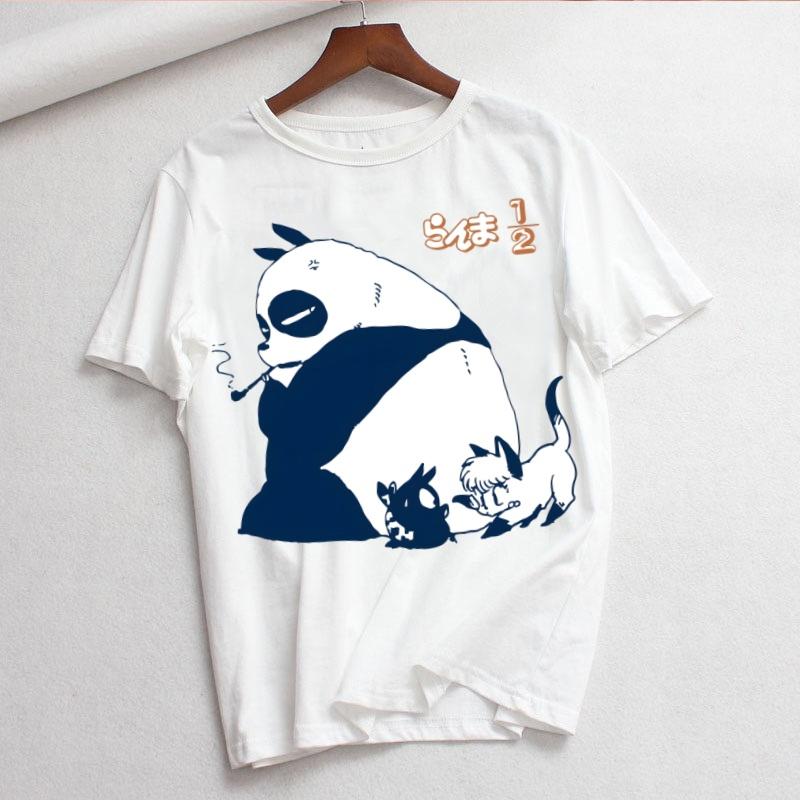 Ranma 12 ranma 12 Летняя Модная Рубашка Футболка с Принтом Женские Топы Базовые Футболки с Круглым Вырезом Забавные Футболки для Девочек 4XL