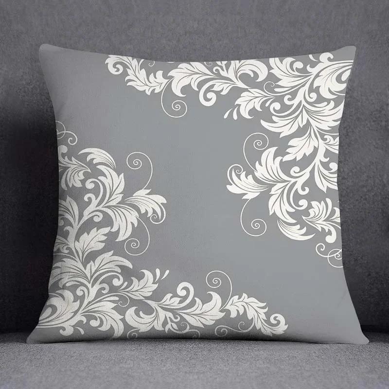 VIKAMA Federa Cuscino Decorativa Lusso Grigia di Alta Gamma, Federa Cuscino Decorazione Divano Casa, Federa Cuscino Decorazione Comodino Camera da Letto
