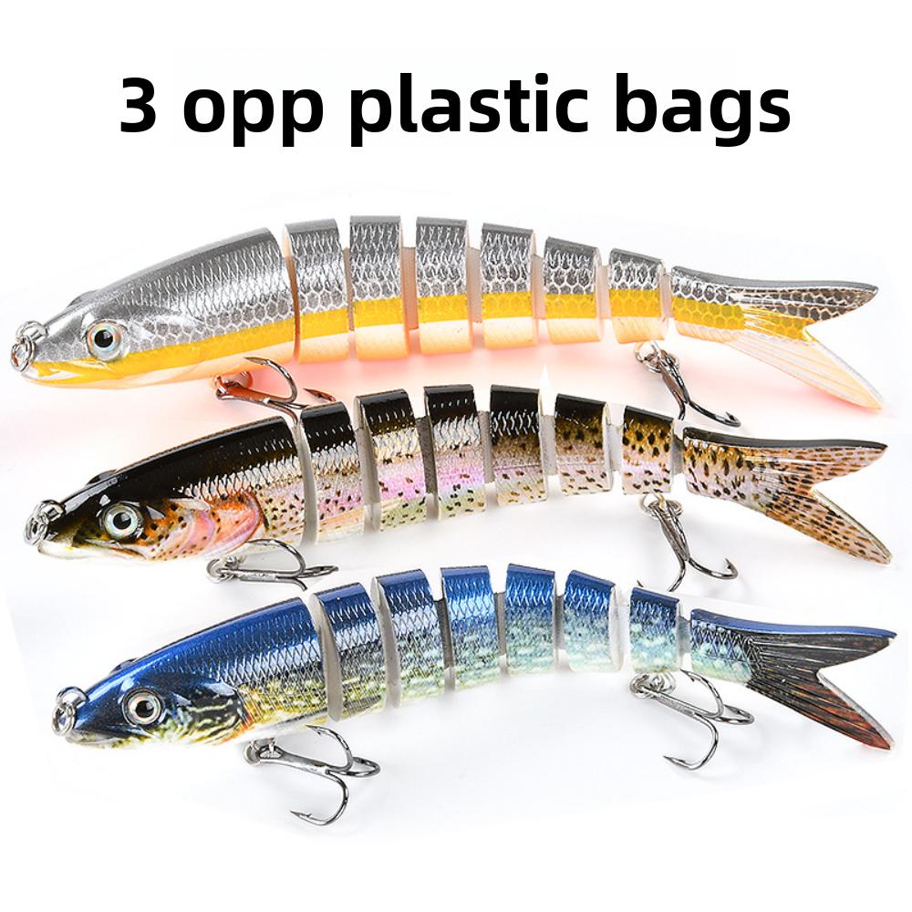 Set of Multi-section Luya Bait 8-section Fish Freshwater Sea Fishing Bait Hard Bait Luya Bait Is Sold Far Away 13.5cm