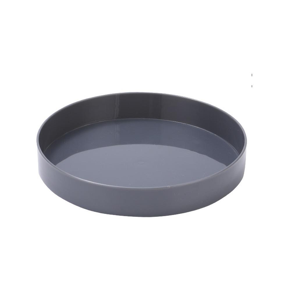 

Контейнер для цветов в японском стиле Круглый пластиковый поднос для цветов Поднос для цветочной композиции Для дома Балкона S серый