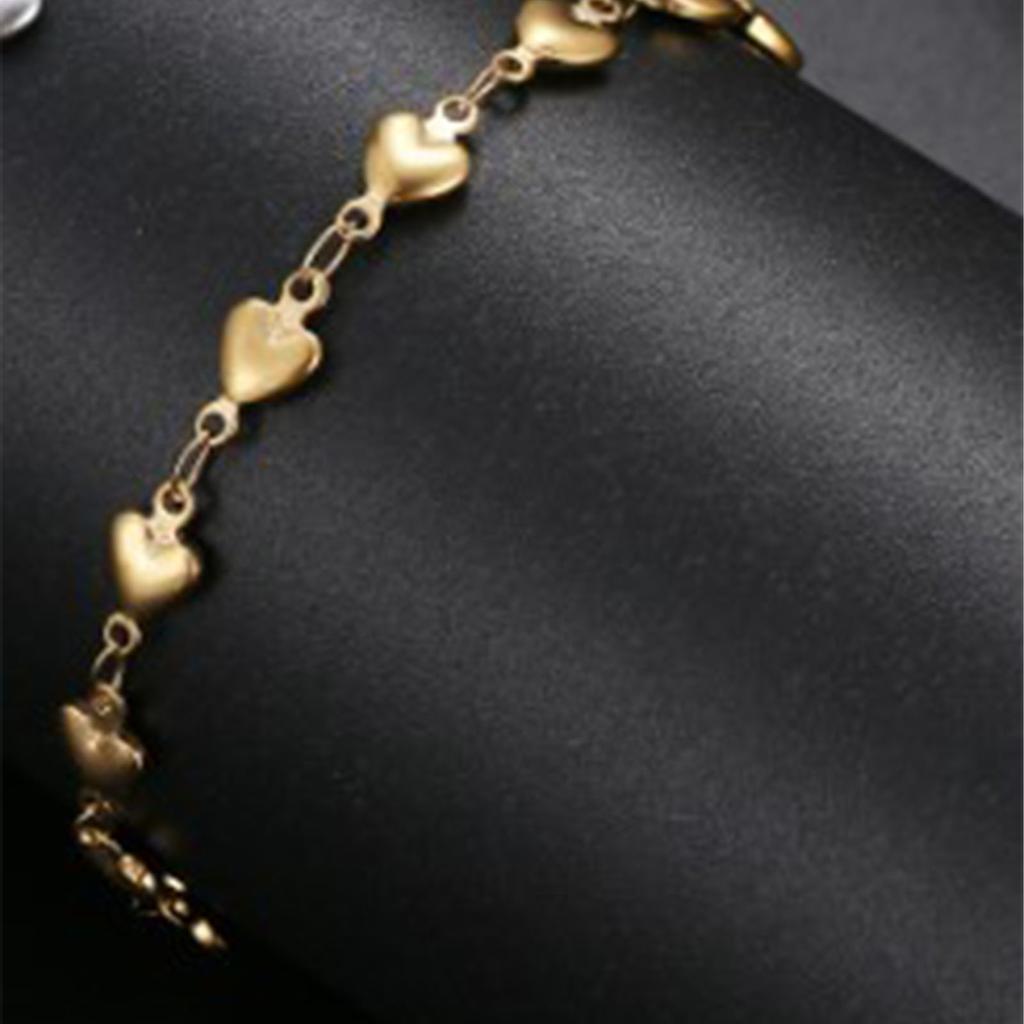 Legierung Armband Modisch Exquisit Gold Herzform Herren Damen Armband für den täglichen Gebrauch