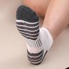 10Pairs Men Black White Grey Towel Bottom Sweat Absorbent Anti Odor Breathable Non Slip Ear Loop Short Socks for Running Sport