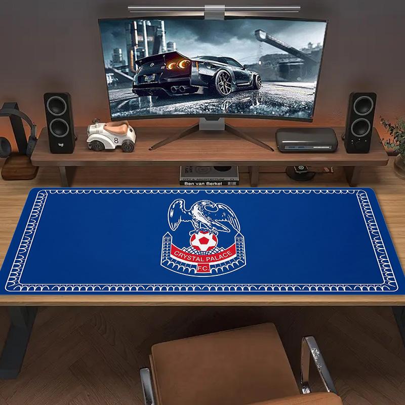 Crystal Palace FC Lace Solid Color Mouse Pad Large Gaming Table Cushion Non-slip Laptop Tablet Big Mousepad XXL Mat Mini PC Playmat With Lock edge