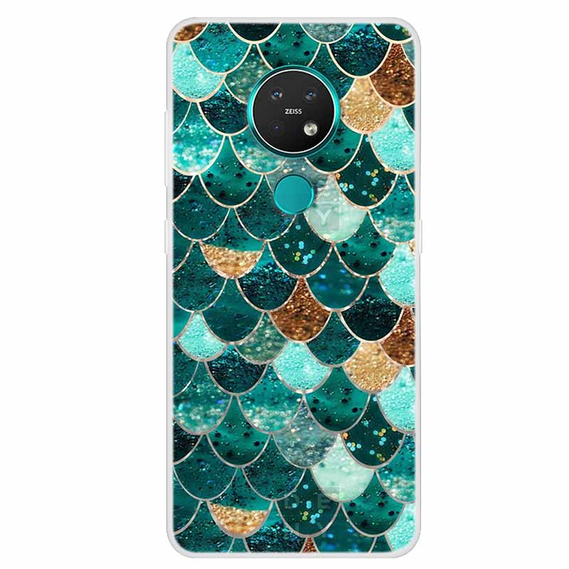 Per Custodia Nokia 7.2 Nokia 6.2 Lusso Silicone TPU Morbida Cover Posteriore Custodia Telefono Per Nokia 7.2 Funda TA-1193 TA-1178 Cartone Animato Coque