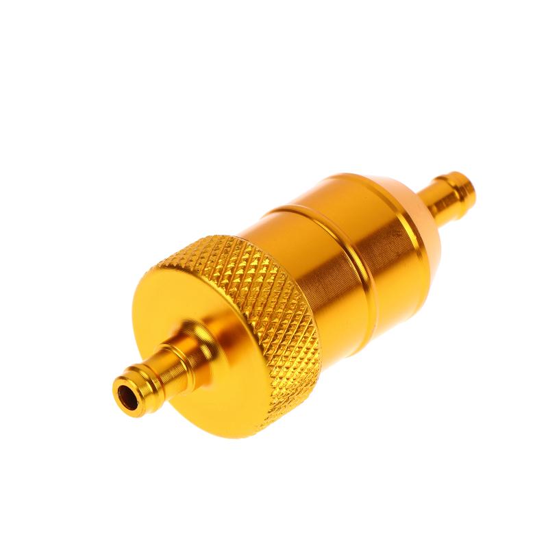 Universal Cnc Aluminium 8Mm Petrol Gas Fuel Filter Hose Element For Motorcycle Pit Dirt Bike Atv Quad Buggy Oil Gas Fuel Filter
