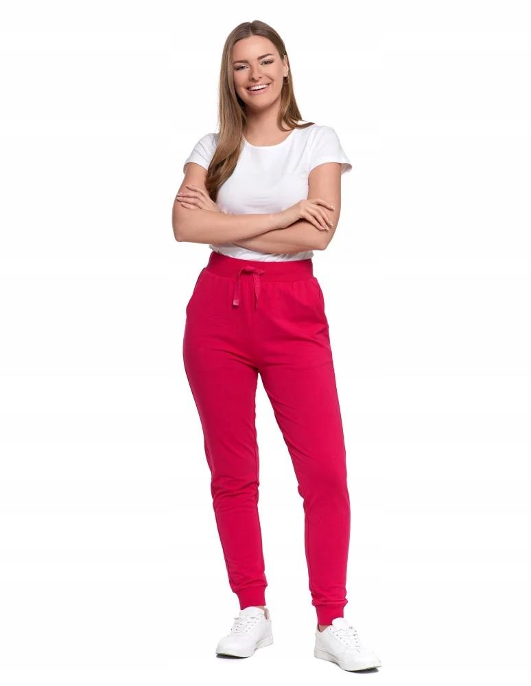 Women's Cotton Sweatpants Comfortable Elastic MORAJ M PINK
