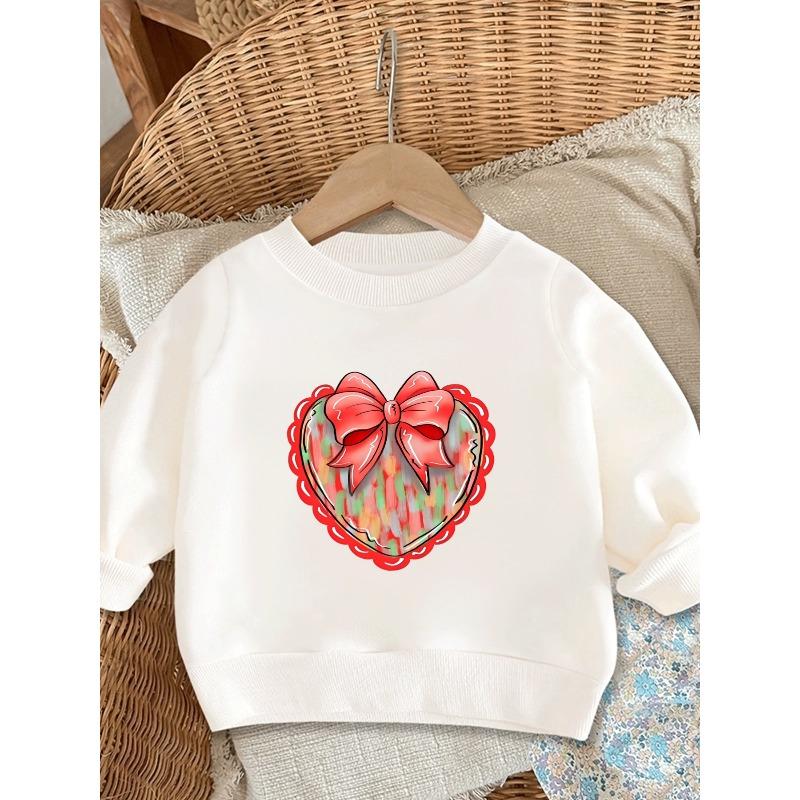 European Sizes Cute Print Pattern Sweatshirt for Kids Aged 0-3 Years, Comfortable And Easy, Suitable for Outdoor Wear
