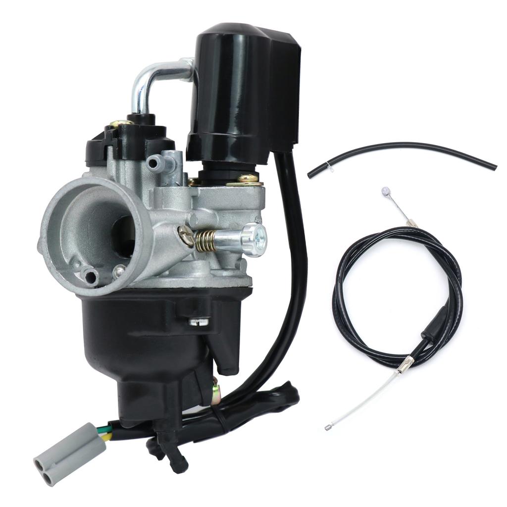 ZS Racing Motorcykelförgasare Dellorto PHVA 12 QD med E-choke för Piaggio Gilera