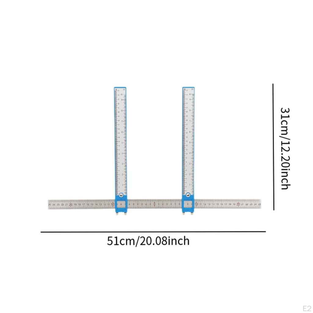 Beauty Ruler Face Caliper Easy to Use Pelvis for Eyebrows Eyes