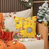 Simple Sunshine Sunflower Art Pillow Case Printing Pillowcase Living Room Sofa Cushion Cover Bedroom Room Decor