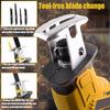 For Dewalt 20V Battery Cordless Electric Reciprocating Saw Wood Metal Cutting with 4pcs Blades Portable Power Tool(NO Battery)