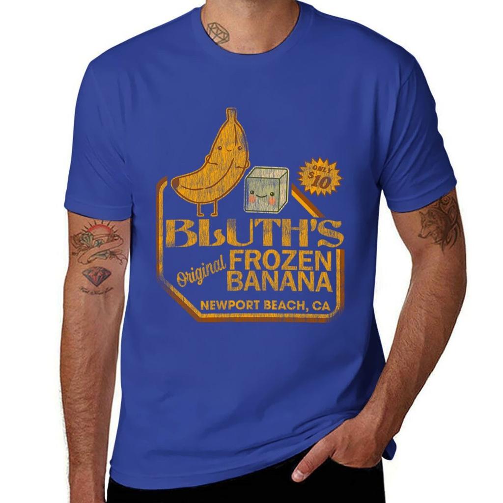 Arrested Development T-ShirtRetro Distressed Bluth's Banana Stand T-Shirt tops customs funny t shirts men