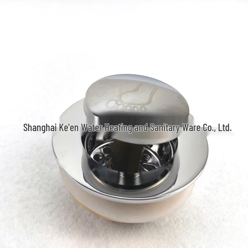 LANGZHIWEN Brass Pop-up Bathtub/Shower Drain with Strainer
