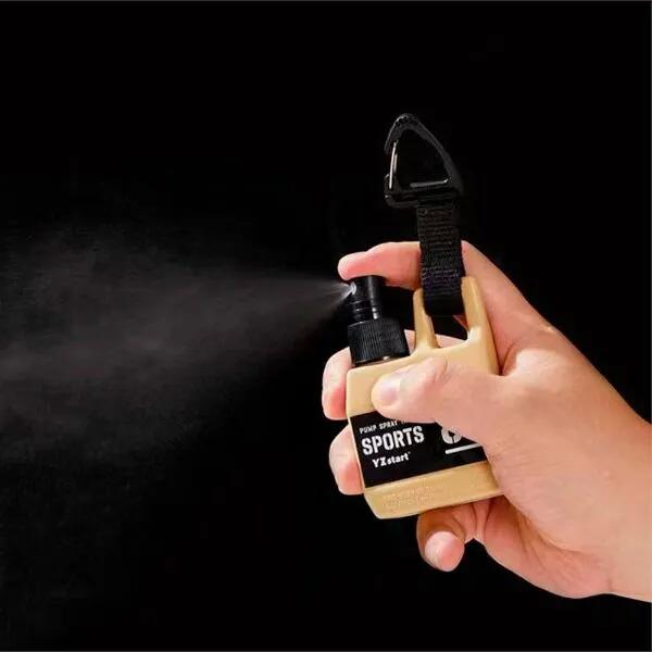 

Портативный 80 мл спиртовой дезинфицирующий дорожный спрей black