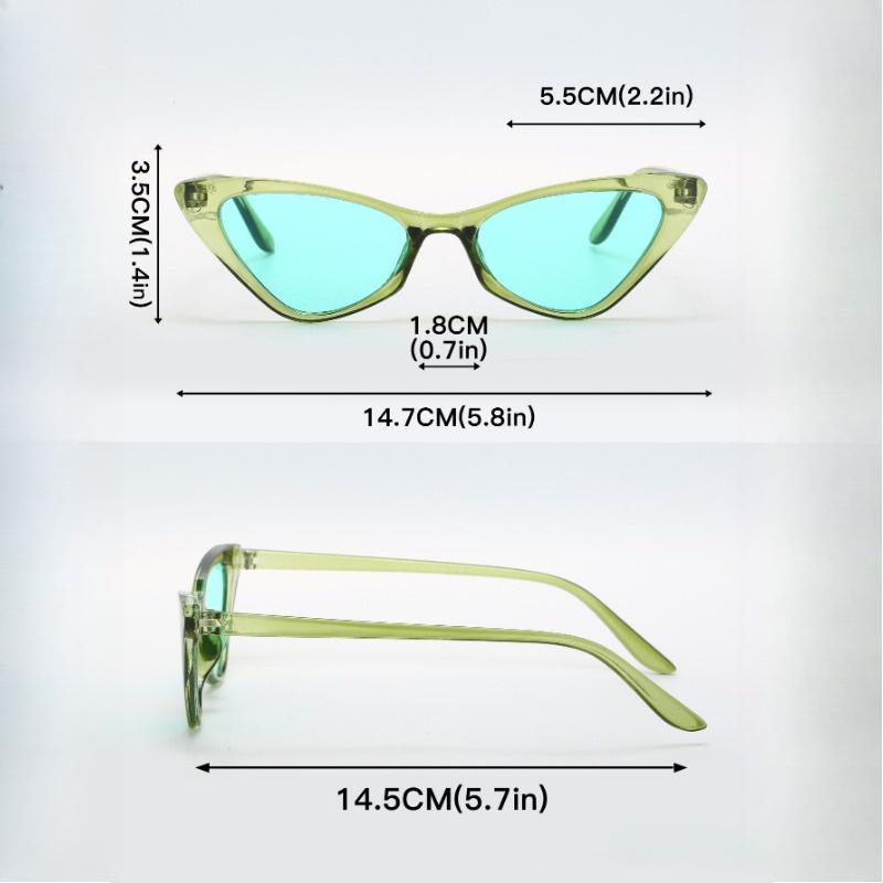 Hip-Hop Small Cat Eye Sunglasses Women Eyeglasses Eyewear with Retro Style Sunglasses